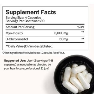 Cápsulas de Mioinositol y D-Chiroinositol, Suplemento Hormonal para el Equilibrio Hormonal Ovárico, Suplemento para el Equilibrio Hormonal en Mujeres - Product Image 2