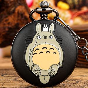 Reçine sanat epoksi Totoro tasarım kolye saatler Cosplay japonya <span class=keywords><strong>Anime</strong></span> antik cep saati boy öğrenci hediyeler çocuk hediyeler için - Product Image 4