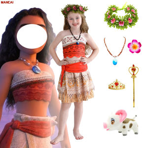 Robe <span class=keywords><strong>Moana</strong></span> Multi Style pour filles Princesse Fête <span class=keywords><strong>Moana</strong></span> Dress up Kids Cosplay Halloween Ocean Adventure <span class=keywords><strong>Moana</strong></span> 2 TV & Movie Costume - Product Image 4