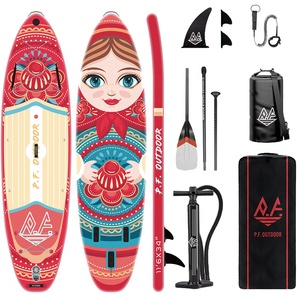OEM Water Sport Board Customized Padel Stand up Paddle Inflatable <b>Surfing</b> SUP PF97/1 Custom Design Personalized Artwork Adds a U - Product Image 2