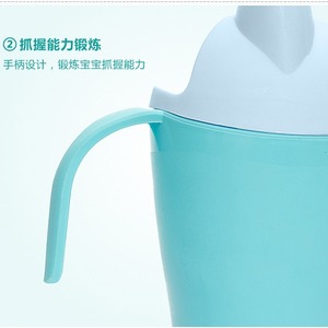 Lebonni Gobelet de shampooing pour bébé 500 ml avec pulvérisateur et couvercle pour le bain des nouveau-nés - Product Image 1