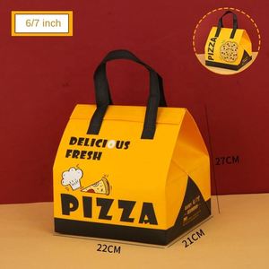 Pizza Takeaway Insulation Backpack Non-Woven Custom Cooler Bags 20-35L Zipper Closure - Product Image 3