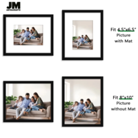 Cadres photo en bois personnalisés en gros, OEM ODM, cadres photo en MDF, 4x6, 5x7, 8x10, 11x14, 16x20, 24x36 pouces