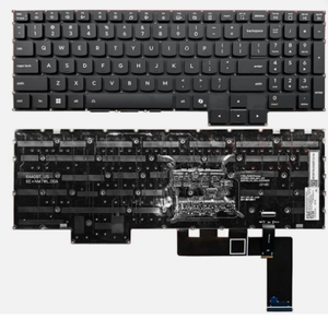 คีย์บอร์ด Lenovo <span class=keywords><strong>Legion</strong></span> Pro 5 รุ่น 16ADR10 16IAX10 16IRX10 ปี 2025 แบบ US พร้อมไฟ RGB Backlit - Product Image 2