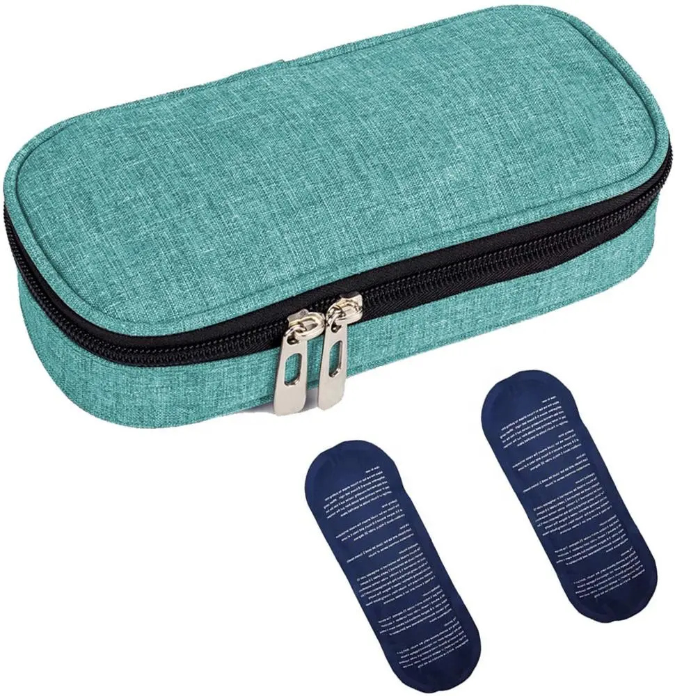 กล่องเก็บความเย็นสำหรับผู้ป่วยโรคเบาหวาน,กระเป๋าเก็บความเย็นแบบพกพากล่องเย็นสำหรับใส่อินซูลิน
