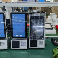 10,1 "Borne De Commande Binocular Camera Face Id Payment Kiosk/Fast Food All in One Payment Kiosk Self Order Restaurant Nfc