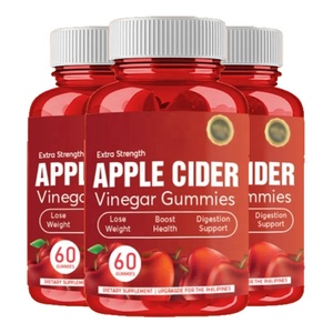 Vinagre de <span class=keywords><strong>sidra</strong></span> de manzana de etiqueta privada OEM suplemento de arnitina gomoso salud orgánica <span class=keywords><strong>sidra</strong></span> de manzana vegana para control de peso - Product Image 1