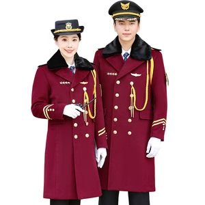 An Ninh Bảo Vệ Đồng Phục G4s Áo Khoác Cho Mùa Đông Làm Việc Người Đàn Ông Mùa Thu Ấm Áp Unisex Mùa Đông Làm Việc Áo Khoác Hoàng Gia Bảo Vệ Màu Đỏ Đồng Phục - Product Image 1