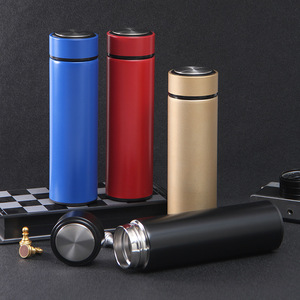 304 Stainless Steel Vacuum Insulated Straight Cup 500Ml Business Water Bottle Customizable Logo Gift - Product Image 1