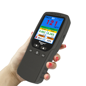 2023 ใหม่เครื่องตรวจสอบคุณภาพอากาศแบบพกพาหน้าจอสี LCD เครื่องวิเคราะห์ก๊าซฟอร์มาลดีไฮด์มัลติฟังก์ชั่นเครื่องตรวจจับ Pm2.5/pm10/hcho/tvoc - Product Image 1