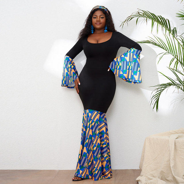 casual maxi ankara dresses Festival Wedding Casual Wear Dress