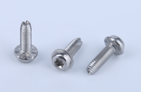 Vis métriques personnalisables en acier inoxydable 201/304/316 de haute qualité avec rondelle et tête Torx # M2-12 # A2-70