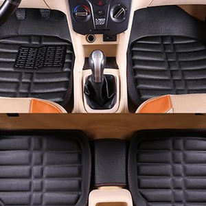 5 pièces Auto tapis de sol tapis de pied tapis voiture style pour <span class=keywords><strong>Duster</strong></span> Premium ensemble complet tapis tapis de sol en cuir voiture accessoires - Product Image 5