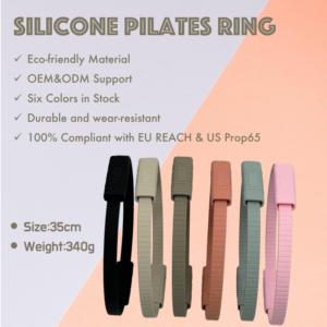 Anneau de Pilates en silicone LA, Cercle magique de yoga en fibre de verre pour le fitness, l'entraînement à domicile et la salle de sport - Product Image 2