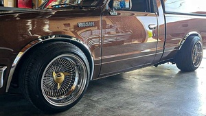 Ruedas de alambre de acero para Chevy Impala Cadillac Fleetwood 13x7 14x7 15x8 5x120.65 5x127 5x114.3 Estilo Lowrider <span class=keywords><strong>100</strong></span> 150 204 radios - Product Image 6