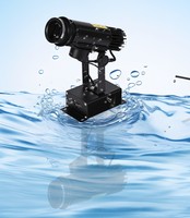 Projecteur de logo rotatif étanche IP65, LED, Gobo personnalisé, éclairage publicitaire extérieur, 15W 80W, garantie de 2 ans