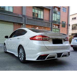 Car Rear Bumper <b>Splitter</b> Diffuser <b>Lip</b> Bumper Protector Rear <b>Lip</b> For Ford Mondeo ST 2013-2017 Body Kit Car Accessories - Product Image 4