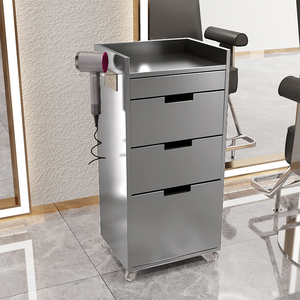 Chariot de rangement roulant durable pour salon de coiffure et d'esthétique, idéal pour la maison et la salle de sport - Product Image 4