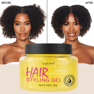 Gel Fijador para el Cabello Luxfume, Fijación Fuerte y Duradera, para Peinados Trenzados y Rizados, Hidratante, para Cabello Rizado y Enrollado - Product Image 3