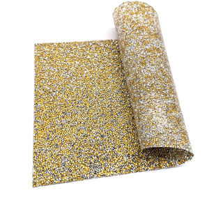 24*40cm Bling Résine Gemmes Maille Autocollant Hot Fix Diamante Fer sur Strass Maille pour Tissu/chaussure/sac Décor - Product Image 5