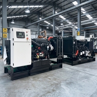 Groupe électrogène diesel Weichai 80KW fiable, type ouvert, 100KVA, à châssis ouvert, refroidi par eau, faible consommation de carburant, pour utilisation en extérieur