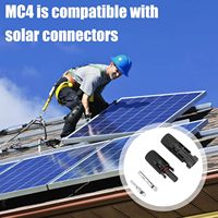 Connecteur PV certifié TUV, ignifuge V0, étanche, mâle/femelle, pour panneau solaire, système d'alimentation photovoltaïque