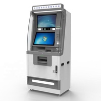 Kiosque de libre-service pour l'enregistrement à l'aéroport, écran tactile, imprimante de cartes d'embarquement et d'étiquettes de bagages, scanner de passeport, SDK, écran LCD/LED 21,5 pouces, sur pied
