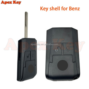 Carcasa de Repuesto para Llave Remota HU64 para Mercedes Benz Actros Antos, Accesorio para la Carcasa de Encendido del Camión, 2 Botones - Product Image 5