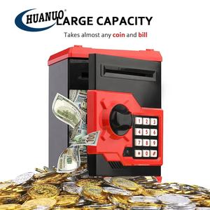 Bambini ATM plastica educativo multifunzione Password elettronica moneta salvadanaio giocattoli salvadanaio risparmio scatole di denaro per i bambini - Product Image 4