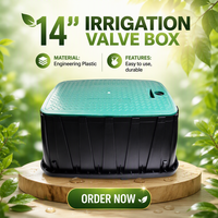 Vanne de contrôle d'irrigation en plastique durable de 14 pouces pour systèmes d'irrigation de jardin et souterrains - Vente en gros usine
