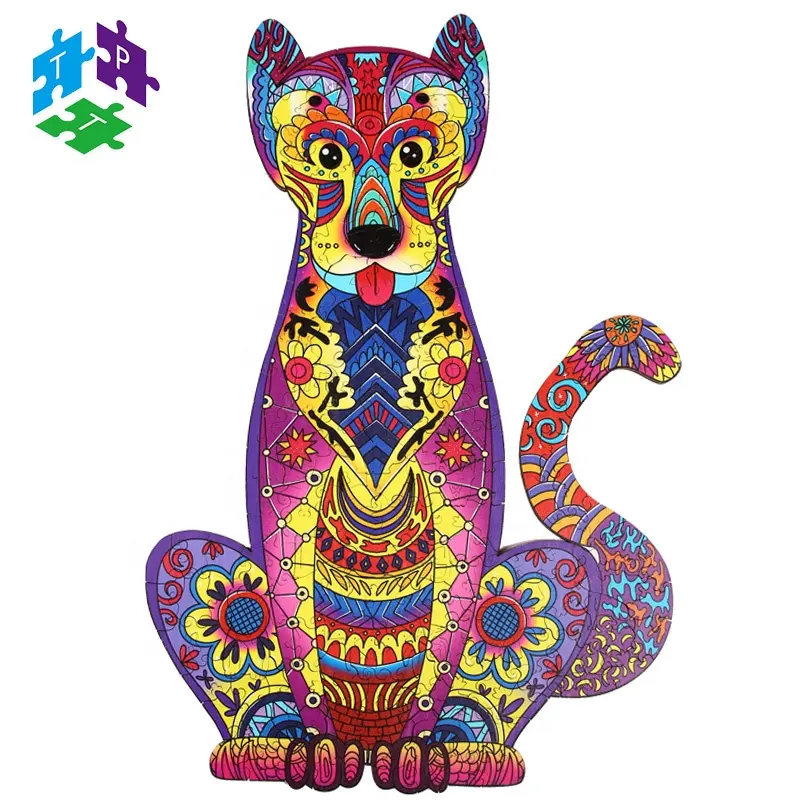 3D wooden jigsaw puzzle for adults and children that supports pattern customization
