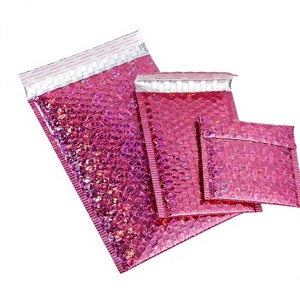 Holographic Pink Eco-Friendly Waterproof Poly Bubble Mailer Durable Secure Shipping Envelope - Product Image 6