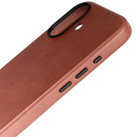 Étui en cuir pleine fleur pour iPhone 16 17 Pro Max, fabrication artisanale OEM ODM, étui magnétique en cuir pleine fleur pour iPhone 17 Pro Max