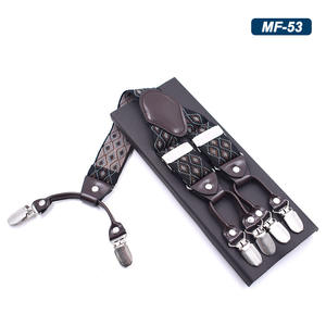 <span class=keywords><strong>Tirantes</strong></span> Clásicos de Moda con 6 Clips en Forma de Y para Hombre y <span class=keywords><strong>Mujer</strong></span>, 70% Poliéster, 30% Elástico, Accesorios Planos para Camisas y Prendas - Product Image 5