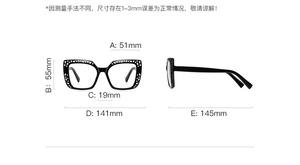 نظارات July للبيع بالجملة عدسة شفافة كبيرة الحجم نظارات إطار مربع كبير نظارات إطارات بصرية مضادة للأزرق - Product Image 5