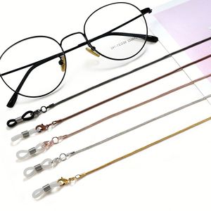 Cordons et sangles pour lunettes de soleil et de vue en cuivre plaqué or mat de haute qualité, chaînes pour lunettes, cordon doré - Product Image 1