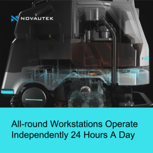 Smart Autonomous Floor Scrubber Robot With 6-in-1 Station & Cloud Management for <b>Large</b> Areas IStar-7 Autonomous Floor Scrubber I - Product Image 4