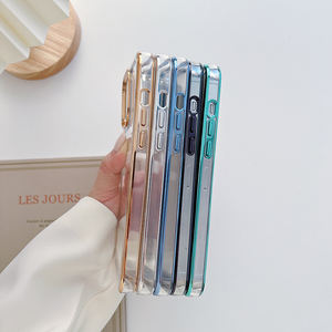 Custodia per cellulare trasparente trasparente in TPU elettrolitico all'ingrosso antiurto per <span class=keywords><strong>Samsung</strong></span> <span class=keywords><strong>A23</strong></span> A03S ZFlip3 <span class=keywords><strong>Cover</strong></span> per telefono - Product Image 2