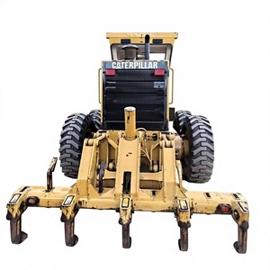 Road Machinery caterpillar Used Motor Graders 140H with A/C Rear Ripper 15800kg Weight 38km/h Forward Speed - Product Image 1