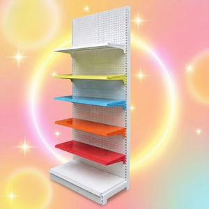 Estantes de Exhibición de Metal Modernos de 6 Niveles con Altura Ajustable para Papelería, Joyería, Accesorios para Teléfonos, Uso en Tiendas - Product Image 1