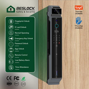 3D顔認識手のひらロック解除ロック指紋スマートドアロック記録カメラスマートドアロック - Product Image 2