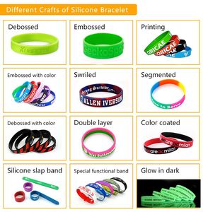 Bracelets en <span class=keywords><strong>silicone</strong></span> personnalisés, bracelets lumineux à LED pour hommes, bracelets NFC RFID en PVC élastique, <span class=keywords><strong>bracelet</strong></span> en <span class=keywords><strong>silicone</strong></span> avec logo personnalisé - Product Image 6