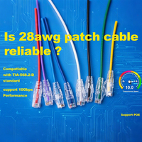 Kabel LAN Ethernet UTP Cat6A 28AWG Tipis Fleksibel 10G 500MHz Linkwylan RJ45