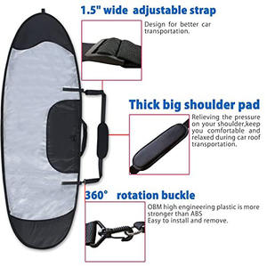 Muestra Gratuita, Bolsa de Transporte Impermeable para Tabla de Surf, Funda Protectora Premium para Tabla de Surf, Bolsa de Transporte con Ruedas para Tabla de Surf - Product Image 5