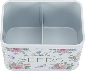 Boîte de rangement pour graines en métal durable, organisateur pour jardiniers, avec séparateurs mensuels, 20 enveloppes, pochette compacte pour crayons, économiseur de paquets, pour plantes de jardin et fleurs - Product Image 5