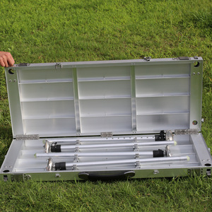 Plateforme de pêche multifonctionnelle en alliage d'aluminium KD3100, grande, ultra légère et épaissie pour la pêche en eau douce - Product Image 4