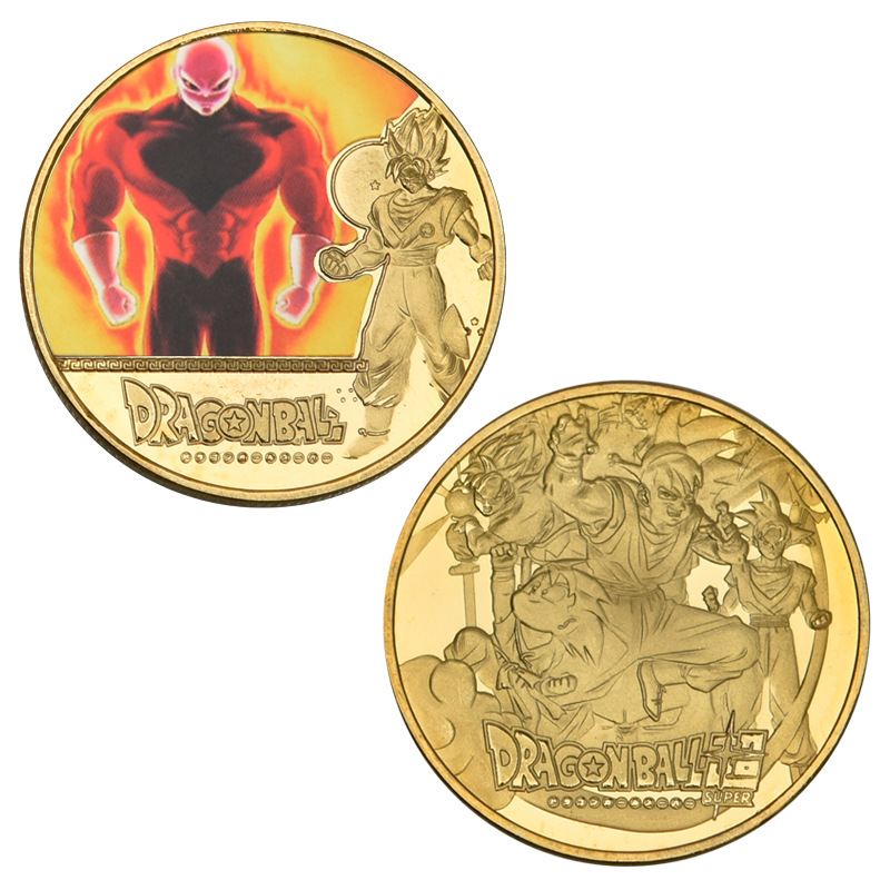 DBZ Golden Coin Metal - 24 Designs Anime Games Coin