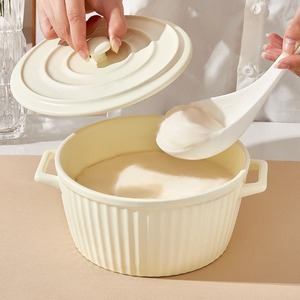 Pot à huile de piment en céramique à double anse, résistant aux hautes températures, pour usage domestique, pot à assaisonnement de cuisine, huile de piment - Product Image 4