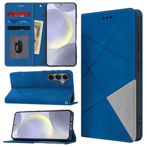 Custodia a Portafoglio in PU per <span class=keywords><strong>Samsung</strong></span> S26 S25 Ultra A57, con Cuciture Geometriche, Blocco Colore, Slot per Carte, Funzione Kickstand e Protezione Antiurto - Product Image 1
