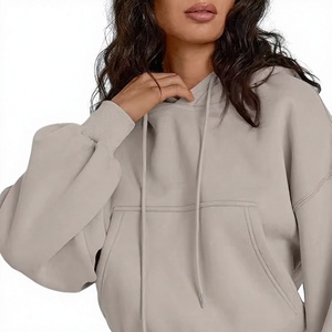 Sudaderas cortas de alto rendimiento para mujer, material de lana suave, transpirable, cómodas, para deportes y uso diario activo. - Product Image 4